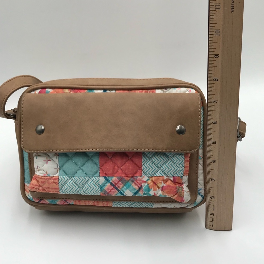 Donna Sharp Patchwork Crossbody / Shoulder Bag - image 6